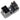 GPU VGA 6 - Pin PCIE U Turn 180 Degree Angle Connector Adapter Board - Type AMDY-PCIE-180-6A