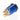 ModMyToys Anodized Illuminated Switch - 22mm Latching - Blue/BlueMMT-SW22LAT-VAN-BLBL