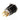ModMyToys Anodized Illuminated Switch - 22mm Momentary - Power Symbol Black Chrome/BlueMMT-SW22MOM-PS-BCBL