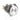 ModMyToys Anodized Illuminated Switch - 22mm Momentary - Silver/White