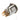 ModMyToys Anodized Illuminated Switch - 22mm Momentary - Silver/WhiteMMT-SW22MOM-VAN-SLWT
