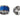 ModMyToys Blue Carbon Fiber Enhanced Compression Fittings, 1/2" x 3/4" Single - ChromeMMT-CFF-CH-BL-1234-1-D