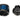 ModMyToys Blue Carbon Fiber Enhanced Compression Fittings, 3/8" x 5/8" Single - Matte BlackMMT-CFF-MB-BL-3858-1-D