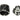 ModMyToys Carbon Fiber Enhanced Compression Fittings, 3/8" x 5/8" Six Pack - Black ChromeMMT-CFF-BC-BK-3858-6-D