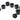 ModMyToys Carbon Fiber Enhanced Compression Fittings, 3/8" x 5/8" Six Pack - Matte BlackMMT-CFF-MB-BK-3858-6-D