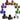 ModMyToys Standard Rotary Color Accent Disks - Black Carbon FiberMON-DISK-CF-BK