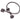 ModRight Black - Out Series 4 - Pin Male Molex to 2x 4 - Pin Y Cable - 16"MR-BOS-44Y-16-D