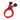 ModRight CableRight Single Braid 4-Pin to Dual Sata Connector Adapter - Red