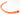 *** NEW *** mod/smart Kobra Cable 4pin Molex Extension - UV Orange - 24 Inch
