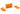 mod/smart Serial SATA EZ Crimp 90° Connector - UV Brite OrangeM-SCA-16F-BO-D