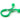 Mod/Smart Twist Lock 1/4" - UV GreenTL-14-UG-D