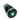 Vandal Resistant Illuminated Latching Switch - Black - 18/16mm  - Green Dot
