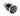 Vandal Resistant Illuminated Latching Switch - Black - 18/16mm - Green Ring