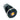 Vandal Resistant Illuminated Latching Switch - Black - 18/16mm - Orange Dot