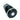 Vandal Resistant Illuminated Latching Switch - Black - 18/16mm - White Dot