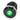 Vandal Resistant Illuminated Latching Switch - Black - 22/19mm Green Dot