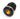 Vandal Resistant Illuminated Latching Switch - Black - 22/19mm Orange Dot