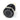 Vandal Resistant Illuminated Latching Switch - Black - 22/19mm - Purple RingVSW22-LAT-BK-RING-PR