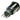 Vandal Resistant Illuminated Latching Switch - Silver - 18/16mm - Purple RingVSW18-LAT-RING-PR