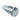 Vandal Resistant Illuminated Latching Switch - Silver - 18/16mm