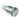 Vandal Resistant Illuminated Latching Switch - Silver - 18/16mm
