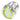 Vandal Resistant Illuminated Latching Switch - Silver - 22/19mm - Green Ring