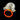 Vandal Resistant Illuminated Latching Switch - Silver - 22/19mm - Orange RingVSW22-LAT-SL-RING-OR