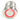 Vandal Resistant Illuminated Latching Switch - Silver - 22/19mm - Red Ring