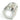 Vandal Resistant Illuminated Latching Switch - Silver - 22/19mm White Dot