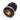 Vandal Resistant Illuminated Momentary Switch - Black - 22/19mm Orange Dot