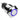 Vandal Resistant Illuminated Momentary Switch - Black - 18/16mm - Blue Ring