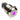 Vandal Resistant Illuminated Momentary Switch - Silver - 18/16mm - Purple Dot