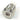 Vandal Resistant Illuminated Momentary Switch - Silver - 22/19mm - Blue DotVSW22-MOM-SL-DOT-BL