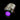 Vandal Resistant Illuminated Momentary Switch - Silver - 22/19mm - Purple DotVSW22-MOM-SL-DOT-PR