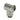 Monsoon 90° Rotary Angle Fitting - 1/2" - Black ChromeMON-RO-90-12-BC