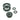 Monsoon Chain Gun Stop Plug - 3/4 - Black Chrome