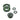 Monsoon Chain Gun Stop Plug - 5/8 - Green