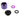 Monsoon EV2 Stop Plug - 1/2 - Purple