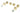 Monsoon Free Center Compression Fittings, 1/2" x 3/4" Six Pack - Gold