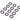 Monsoon Free Center Compression Fittings, 1/2" x 3/4" Six Pack - Matte BlackMON-FC-1234-6-MB