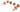 Monsoon Free Center Compression Fittings, 3/8" x 1/2" Six Pack - Orange