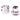 Monsoon Free Center Compression Fittings, 7/16" x 5/8" Six Pack - ChromeMON-FC-71658-6-CH