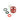 Monsoon Free Center Hardline Compression Fittings, 3/8" x 1/2" 6 Pack - RedFCH-3812-6-RD