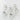 Monsoon Free Center Hardline Compression Fittings, 3/8" x 1/2" 6-Pack - White  