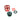 Monsoon Free Center Stop Plug - 1/2 - Red