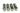 Monsoon Hardline Economy Compression Fittings, 1/2" x 5/8" 12-Pack - Black Chrome
