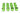 Monsoon Hardline Economy Compression Fittings, 1/2" x 5/8" 12-Pack - Green