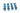 Monsoon Hardline Economy Compression Fittings, 3/8" x 1/2" 12-Pack - Blue