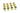 Monsoon Hardline Economy Compression Fittings, 3/8" x 1/2" 12-Pack - Gold