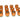 Monsoon Hardline Economy Compression Fittings, 3/8" x 1/2" 12-Pack - Orange